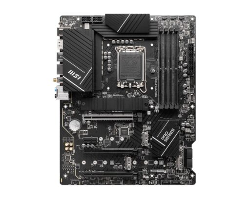 MSI PRO Z790-P WIFI Intel LGA 1700 ATX  Motherboard, 4x DDR5 128GB, 1x PCI-E x 16, 1x PCI-E x 14, 4x M.2, 6x SATA, 4x USB 3.2, 4x USB2.0, | PRO Z790-P WIFI - Image 2