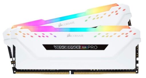 Corsair Vengeance RGB PRO 16GB (2x8GB) DDR4 3200MHz C16 Desktop Gaming Memory White | CMW16GX4M2C3200C16W - Image 3