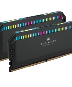 Corsair Dominator Platinum RGB 32GB (2x16GB) DDR5 UDIMM 5200Mhz C40 1.25V Black Desktop PC Gaming Memory