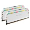 Corsair DOMINATOR® Platinum RGB 32GB (2x16GB) DDR5 UDIMM 5600Mhz C36 1.25V White Desktop PC Gaming Memory | CMT32GX5M2B5600C36W
