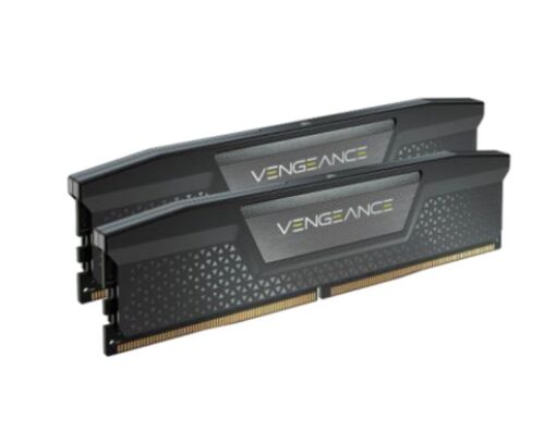 Corsair Vengeance 64GB (2x32GB) DDR5 UDIMM 5200MHz C40 1.25V Desktop Gaming Memory Black | CMK64GX5M2B5200C40