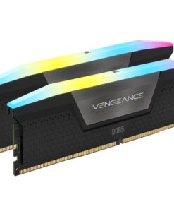 Corsair Vengeance RGB 32GB (2x16GB) DDR5 UDIMM 5600MHz C36 1.25V Desktop Gaming Memory Black