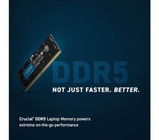 Crucial 8GB (1x8GB) DDR5 SODIMM 5200MHz C42 1.1V Notebook Laptop Memory - Image 2