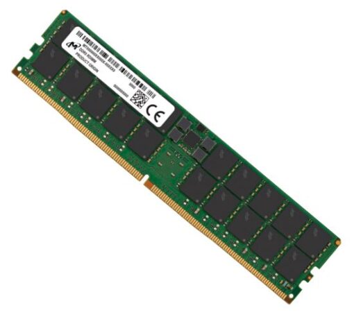 Micron/Crucial 64GB (1x64GB) DDR5 RDIMM 4800MHz CL40 2Rx4 ECC Registered Server Data Center Memory 3yr wty | MTC40F2046S1RC48BR