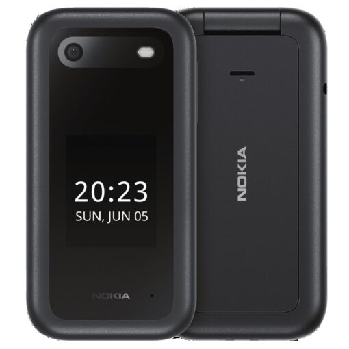 Nokia 2660 Flip 4G 128MB - Black (1GF012HPA1A01)*AU STOCK*, 2.8', 48MB/128MB, 0.3MP, Dual SIM, 1450mAh Removable, 2 Years Warranty | 1GF012HPA1A01