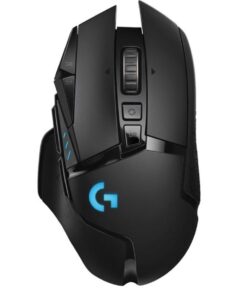 Logitech G502 Lightspeed USB Wireless Gaming Mouse 1ms 16000 DPI Mechanical Button Shifting POWERPLAY RGB Lighting 114g 16g weight | 910-005569