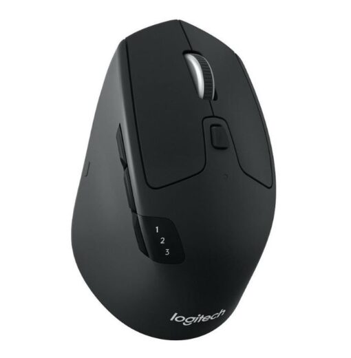 Logitech M720 Triathlon Multi-Device Wireless Bluetooth Mouse with Flow Cross-Computer Control  File Sharing for PC  Mac Easy-Switch up to 3 Devices | 910-004792