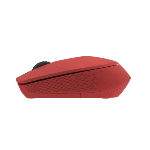 RAPOO M100 2.4GHz  Bluetooth 3 / 4 Quiet Click Wireless Mouse Red - 1300dpi Connects up to 3 Devices, Up to 9 months Battery Life | M100-Red - Image 3
