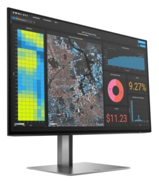 HP Z24F G3 23.8'/24' FHD IPS Monitor Anti-Glare 60Hz 1920x1080 16:9 5ms Height Adjust Tilt Swivel Pivot DP HDMI 4xUSB Hub VESA 3yrs wty | 3G828AA - Image 3