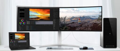 LG 49'' 32:9 UltraWide™ Dual QHD Nano IPS™ Curved Monitor -USB C, HDMI, DP, HDR400, USB-C (90w PD) Height Adjust Stand, Speaker, Professional Monitor