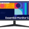 Samsung 24' S33GC Monitor 100Hz AMD FreeSync IPS FHD Gaming Monitor 1920x1080 4ms 16.7M Tilt VESA DP1.2 HDMI 1000:1 250cd/m Game Mode | LS24C330GAEXXY