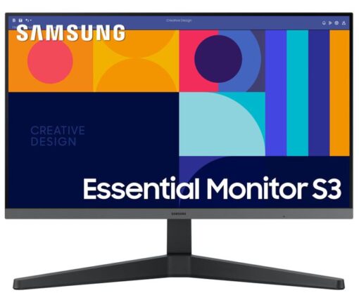 Samsung 24' S33GC Monitor 100Hz AMD FreeSync IPS FHD Gaming Monitor 1920x1080 4ms 16.7M Tilt VESA DP1.2 HDMI 1000:1 250cd/m Game Mode | LS24C330GAEXXY