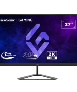 ViewSonic 27' 2K 240hz 1ms Lightning Fas, IPS, Dual Speakers, SuperClear IPS. 2x HDMI 2.0, 1x DP 1.4. VESA 100x 100t, Tilt Gaming Monitor | VX2758A-2K-PRO-3