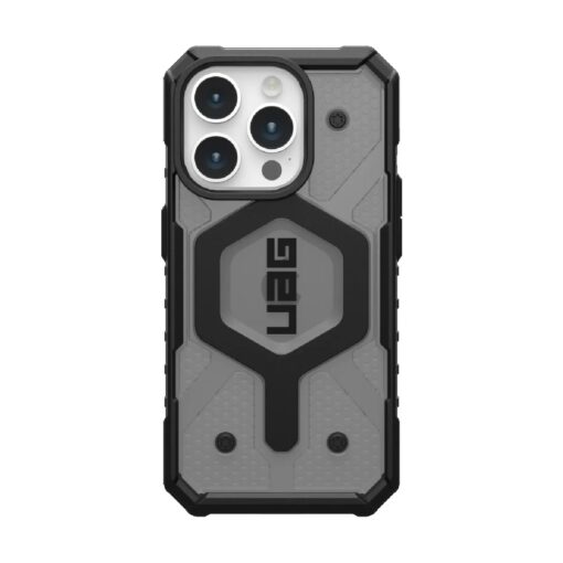 UAG Pathfinder MagSafe Apple iPhone 15 Pro (6.1') Rugged Case - Ash (114281113131),18ft. Drop Protection (5.4M), Tactical Grip, 10 Years Warranty | 114281113131