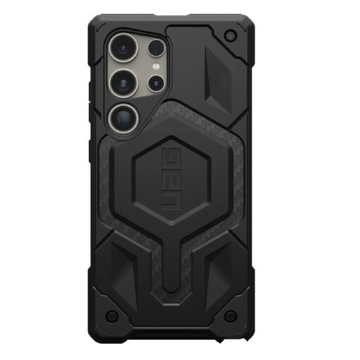 UAG Monarch Pro Magnetic Samsung Galaxy S24 Ultra 5G (6.8') Rugged Case - Carbon Fiber (214416114242), 10 Years Warranty | 214416114242