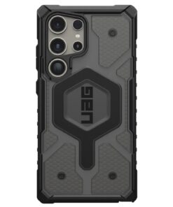 UAG Pathfinder Clear Pro Magnetic Samsung Galaxy S24 Ultra 5G (6.8') Rugged Case - Ash (214427113131), 18ft. Drop Protection (5.4M), 10 Years Warranty
