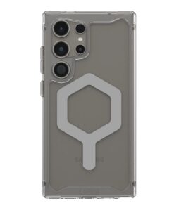 UAG Plyo Pro Magnetic Samsung Galaxy S24 Ultra 5G (6.8') Rugged Case - Ice/Silver (214431114333),16ft. Drop Protection (4.8M), 10 Years Warranty