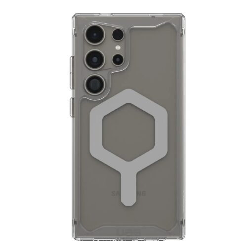 UAG Plyo Pro Magnetic Samsung Galaxy S24 Ultra 5G (6.8') Rugged Case - Ice/Silver (214431114333),16ft. Drop Protection (4.8M), 10 Years Warranty | 214431114333