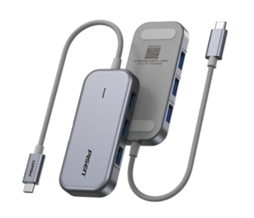 Pisen 11-in-1 Multi-Port USB-C Multiport Hub Adapter Docking Station 4xUSB-A(3.0 2.0) 1xUSB-C 100W PD 1x4K HDMI 1xRJ-45 1xSD 1xTF 1xVGA 1x3.5mm Audio | 6902957021630