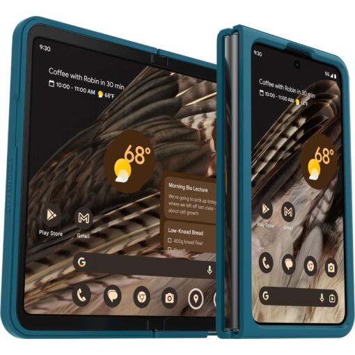 OtterBox Thin Flex Google Pixel Fold (7.6') Case Clear/Blue - (77-92210), Antimicrobial, Military Standard Drop Protection, 7 Years Warranty | 77-92210 - Image 3