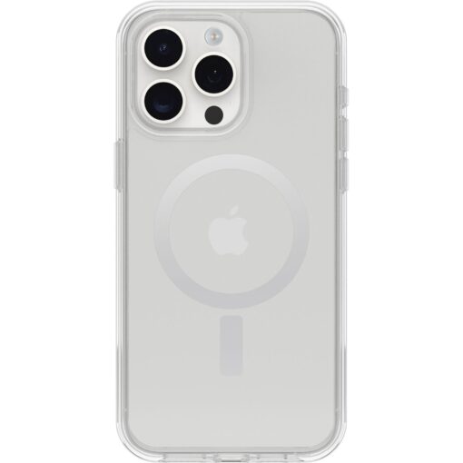 OtterBox Symmetry+ MagSafe Apple iPhone 15 Pro Max (6.7') Case Clear - (77-93081), Antimicrobial, DROP+ 3X Military Standard, 7 Years Warranty | 77-93081 - Image 2