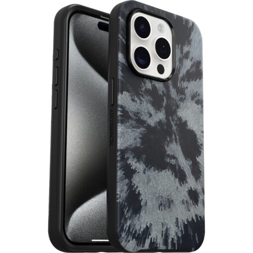 OtterBox Symmetry+ MagSafe Apple iPhone 15 Pro (6.1') Case Burnout Sky (Black) - (77-93361),Antimicrobial, DROP+ 3X Military Standard,7 Years Warranty | 77-93361