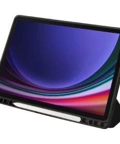 OtterBox React Folio Samsung Galaxy Tab S10/ Tab S9 (11') Case Black - (77-95118),DROP+ Military Standard,Pencil Holder,Raised Edges, 7 Years Warranty