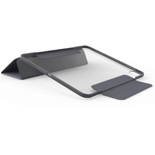 OtterBox Symmetry Folio Apple iPad Pro M4 (13') (7th Gen) Case Thunderstorm (Clear/Dark Grey) - (77-95261), Multi-Position Stand, 7 Years Warranty | 77-95261 - Image 3