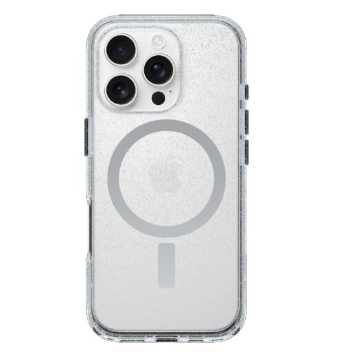 OtterBox Symmetry Clear MagSafe Apple iPhone 16 Pro (6.3') Case Stardust - (77-96405), Antimicrobial, DROP+ 3X Military Standard, 7 Years Warranty - Image 2