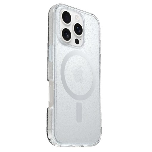 OtterBox Symmetry Clear MagSafe Apple iPhone 16 Pro (6.3') Case Stardust - (77-96405), Antimicrobial, DROP+ 3X Military Standard, 7 Years Warranty - Image 3