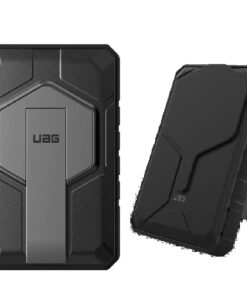UAG Rugged Wireless Power Bank 10k mAh + Stand - Black/Grey (9B4411114030),20W USB-C, 10W Wireless, MagSafe compatible, 1 Year Warranty