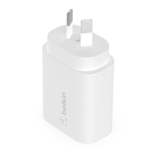 Belkin Boost Charge USB-C PD 3.0 PPS Wall Charger 25W - White (WCA004auWH), Compact and Travel-Ready,A Smarter, Faster Charger, 2 Years Warranty | WCA004auWH