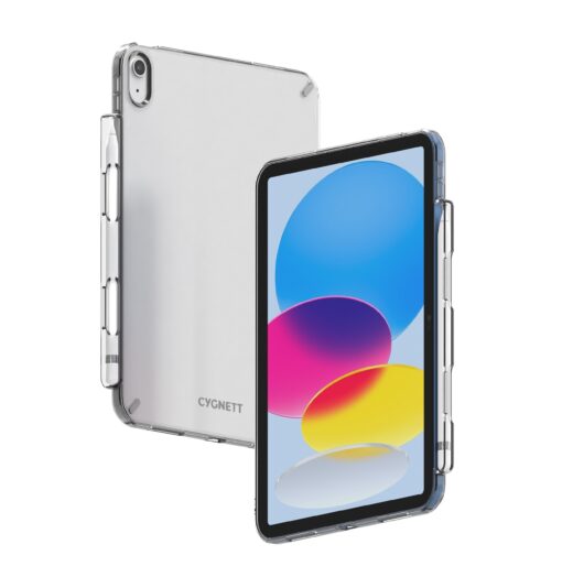 Cygnett AeroShield Apple iPad(10.9') 11th Gen (A16)/iPad 10th Gen Case -Clear(CY4480CPAEG) ,Raised Edges,Pen Holder,Scratch Resistant,2 Years Warranty