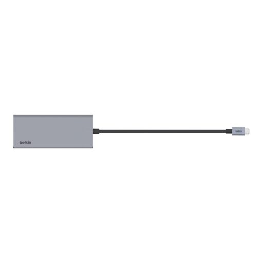 Belkin Connect USB-C® 7-in-1 Multiport Adapter - Grey (INC009btSGY),2xUSB-A,1xUSB-C 100W PD,1xGbE,1xSD,4K @ 60Hz,MacBook,Chromebook, 2 Years Warranty | INC009btSGY - Image 2
