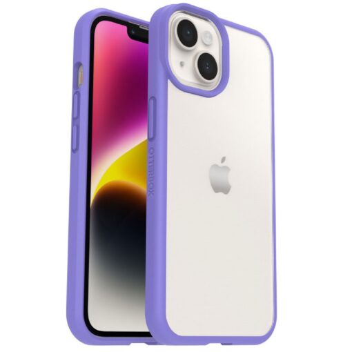 OtterBox React Apple iPhone 14 Plus Case Purplexing (Purple) - (77-88878), DROP+ Military Standard, Hard Case, Soft Grip, 7 Years Warranty | 77-88878
