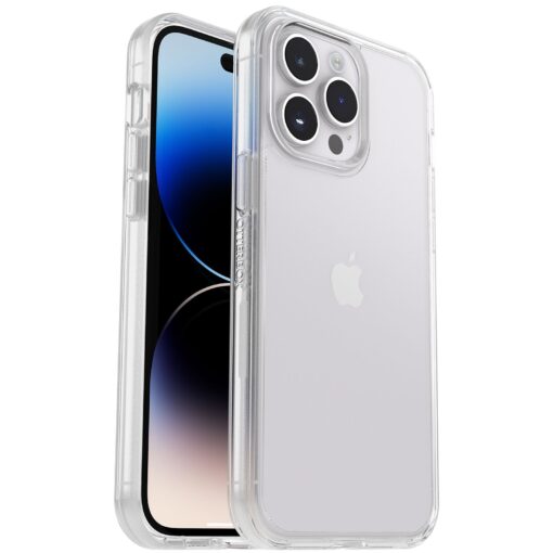 OtterBox Symmetry Clear Apple iPhone 14 Pro Max Case Clear - (77-88643), DROP+ 3X Military Standard, Raised Edges, Ultra-Sleek, 7 Years Warranty | 77-88643