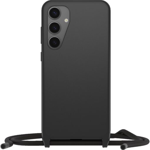 OtterBox React Necklace Samsung Galaxy S24 5G (6.2') Case Black - (77-94733), DROP+ Military Standard, Detachable Nylon Rope, 7 Years Warranty | 77-94733 - Image 2