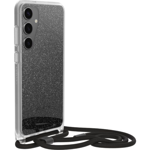 OtterBox React Necklace Samsung Galaxy S24 5G (6.2') Case Stardust (Clear Glitter) - (77-94737), DROP+ Military Standard, 7 Years Warranty | 77-94737 - Image 4