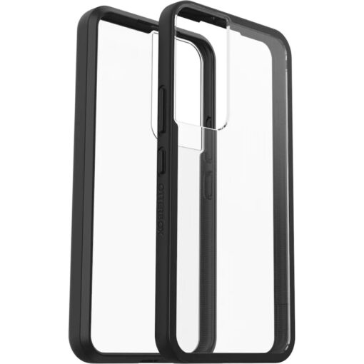 OtterBox React Samsung Galaxy S22 5G (6.1') Case Black Crystal (Clear/Black) - (77-86608),Antimicrobial,DROP+ Military Standard, 7 Years Warranty - Image 2