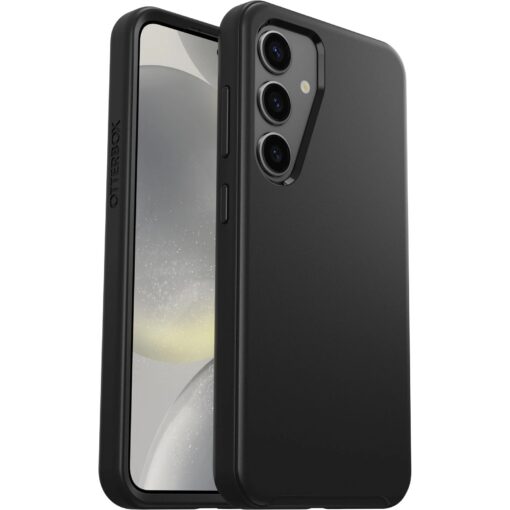 OtterBox Symmetry Samsung Galaxy S24 5G (6.2') Case Black - (77-94531),DROP+ 3X Military Standard, Antimicrobial, Raised Edges, 7 Years Warranty | 77-94531