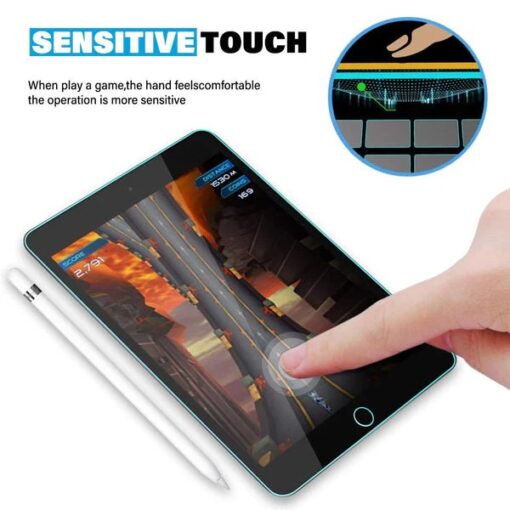 USP Apple iPad (10.2') (9th/8th/7th Gen) / iPad Air 3 / iPad Pro (10.5') Tempered Glass Screen Protector : Full Coverage, 9H Hardness, bubble-free - Image 4