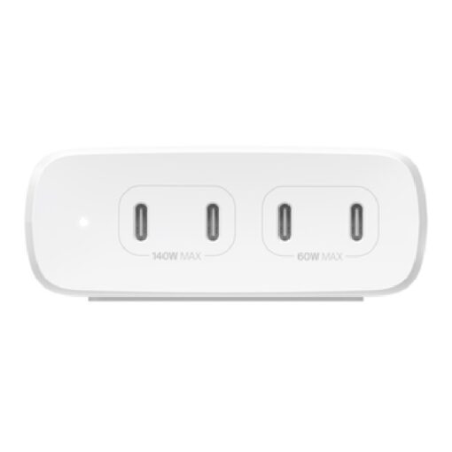 Belkin BoostCharge Pro 200W 4-Port USB-C GaN Charger - White (WCH015AUWH), 40W Max Single Port, Universal Compatibility, CEW $2500, 2 Year Warranty | WCH015AUWH