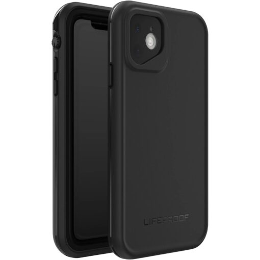 LifeProof FRE Apple iPhone 11 Case Black - (77-62484), WaterProof, 2M DropProof, DirtProof, 360° Protection Built-In Screen-Cover, 7 Years Warranty | 77-62484