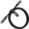 OtterBox USB-C to USB-C (2.0) Fast Charge Premium Cable (1M) - Black(78-52677),60W,10K Bend,Braided,Samsung,Apple iPhone,iPad,MacBook,2 Years Warranty | 78-52677