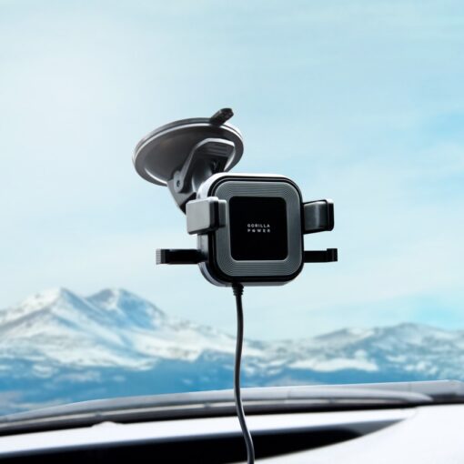 mbeat® Gorilla Power 10W Wireless Car Charger with 2.4A USB Charging, Air Vent Clip  Windshield Stand Black  Package  Weight:  283g | MB-WCS-02 - Image 4