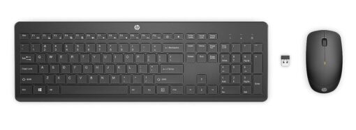 HP 230 Wireless Keyboard  Mouse Combo 12 function keys chiclet comfortable low noise 1600DPI Mouse Light Weight Long Battery Life ~16mths | 18H24AA
