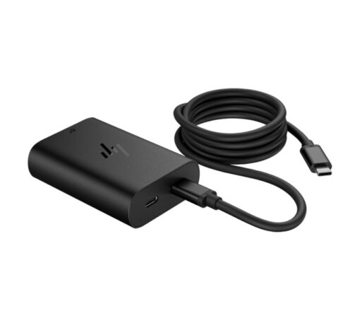 HP 65W GaN USB-C Fast Charger Laptop Travel AC Power Adapter for ProBook 440/450 EliteBook X360/630/640/650/830/840/860 Lightweight 85g w AC Cord | 600Q8AA