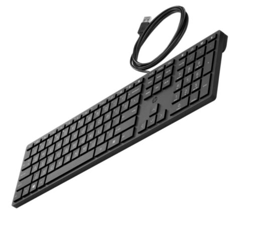 HP Wired 320K Full-Sized Keyboard - Compatible with Windows 10, Desktop PC, Laptop, Notebook USB Plug and Play Connectivity, Easy Cleaning 1YR WTY | 9SR37AA - Image 3
