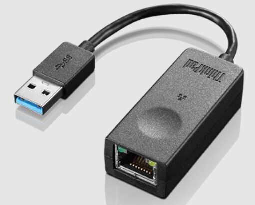 LENOVO ThinkPad USB3.0 to Ethernet Adapter - Connect your Notebook and Desktop to Ethernet Connections | 4X90S91830