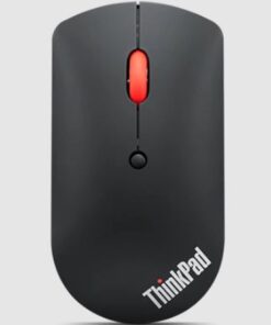 LENOVO ThinkPad Bluetooth Silent Mouse - Dual-Host Bluetooth 5.0 to Switch Between 2 Devices,DPI Adjustment: 2400, 1600, 800, 1YR Battery Life